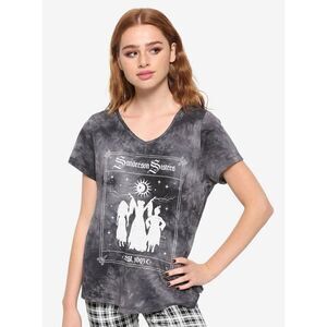 Disney Hocus Pocus Sanderson Sisters Acid Wash Strappy Top (Lg)
